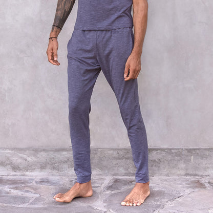 Yogahose Johnny - Nightblue Melange Yogahose Jaya Organics   