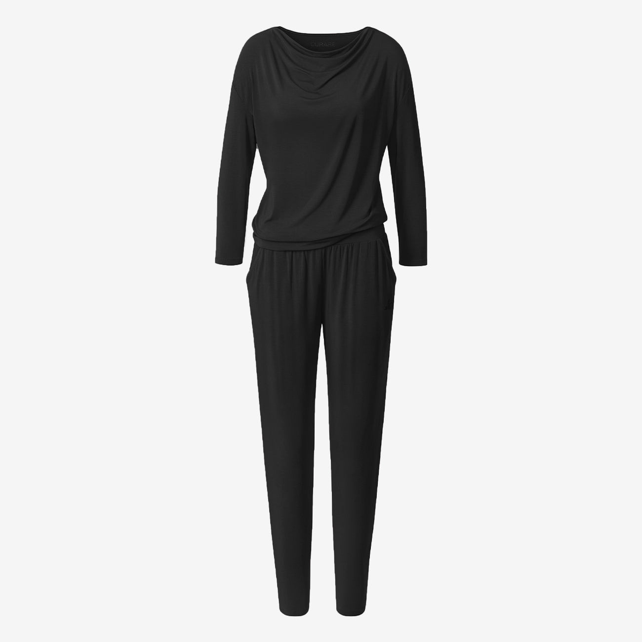 Jumpsuit Waterfall  - Black