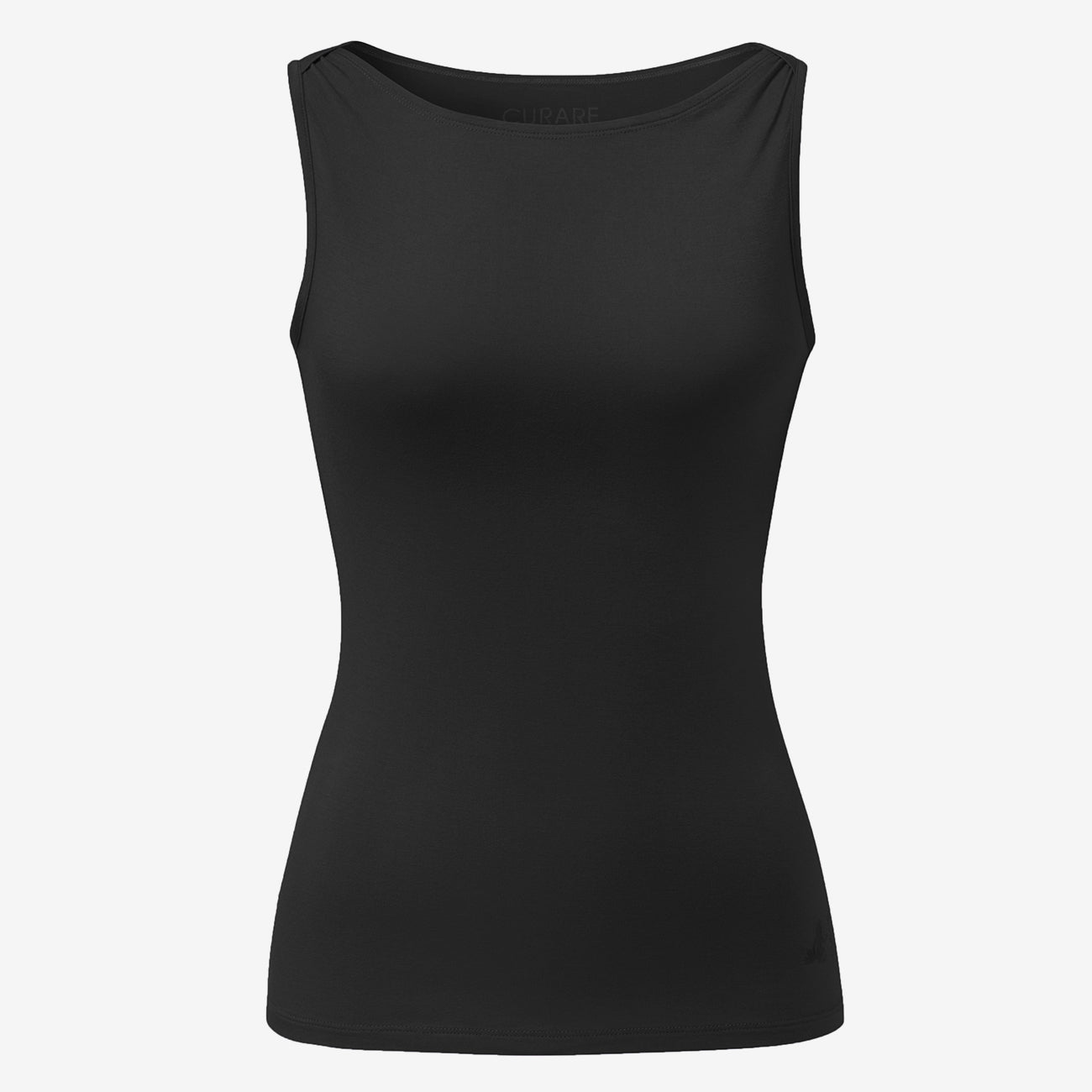 Boat Neck Top - Black