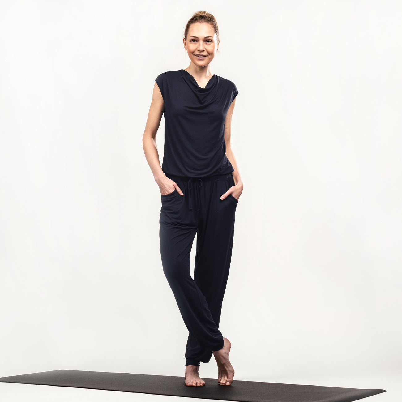 Jumpsuit Waterfall - Midnight Blue