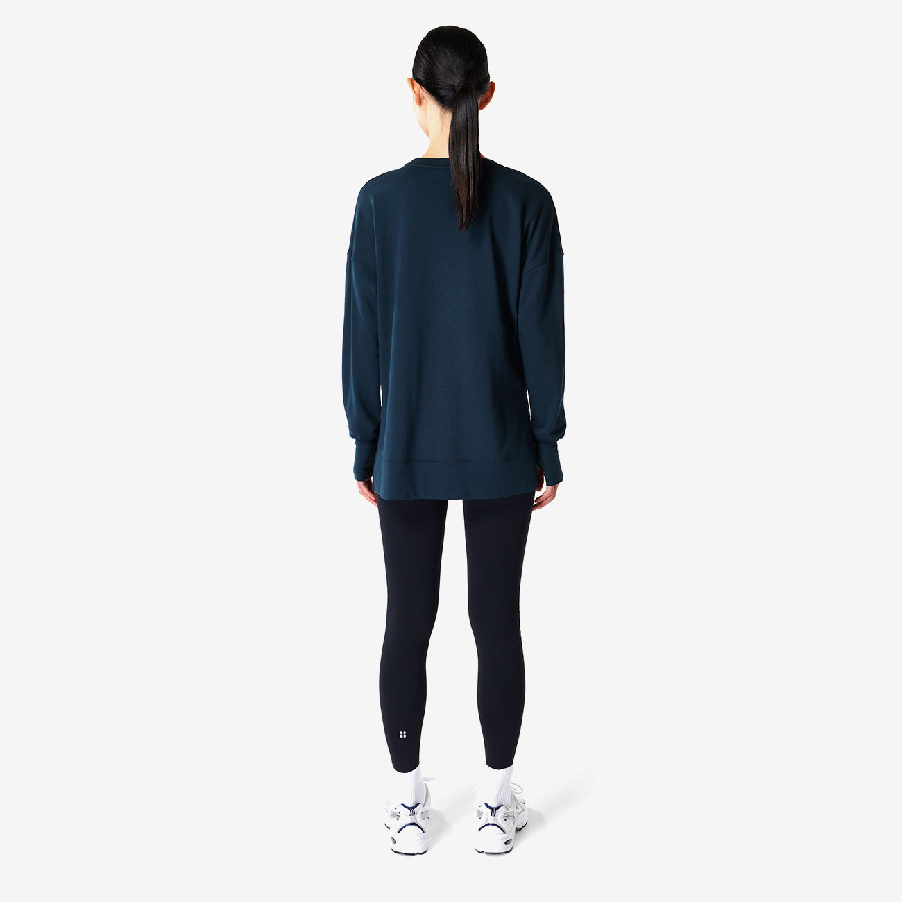 Sweaty Betty Sweatshirt After Class Longline - Navy Blue   