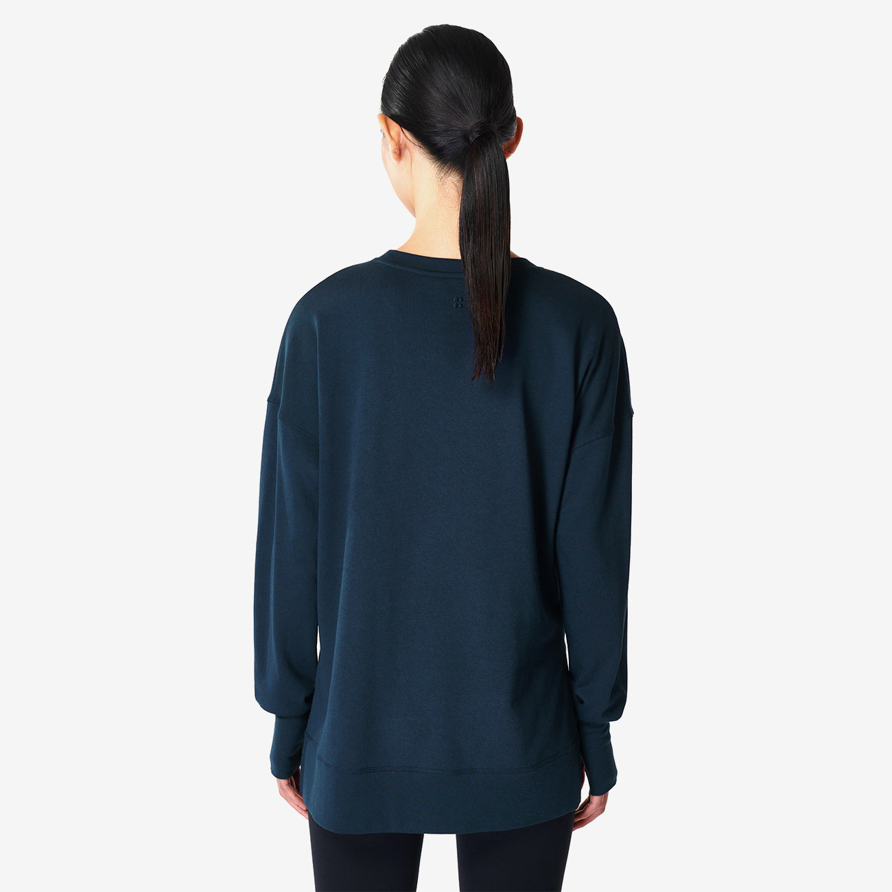 Sweaty Betty Sweatshirt After Class Longline - Navy Blue   