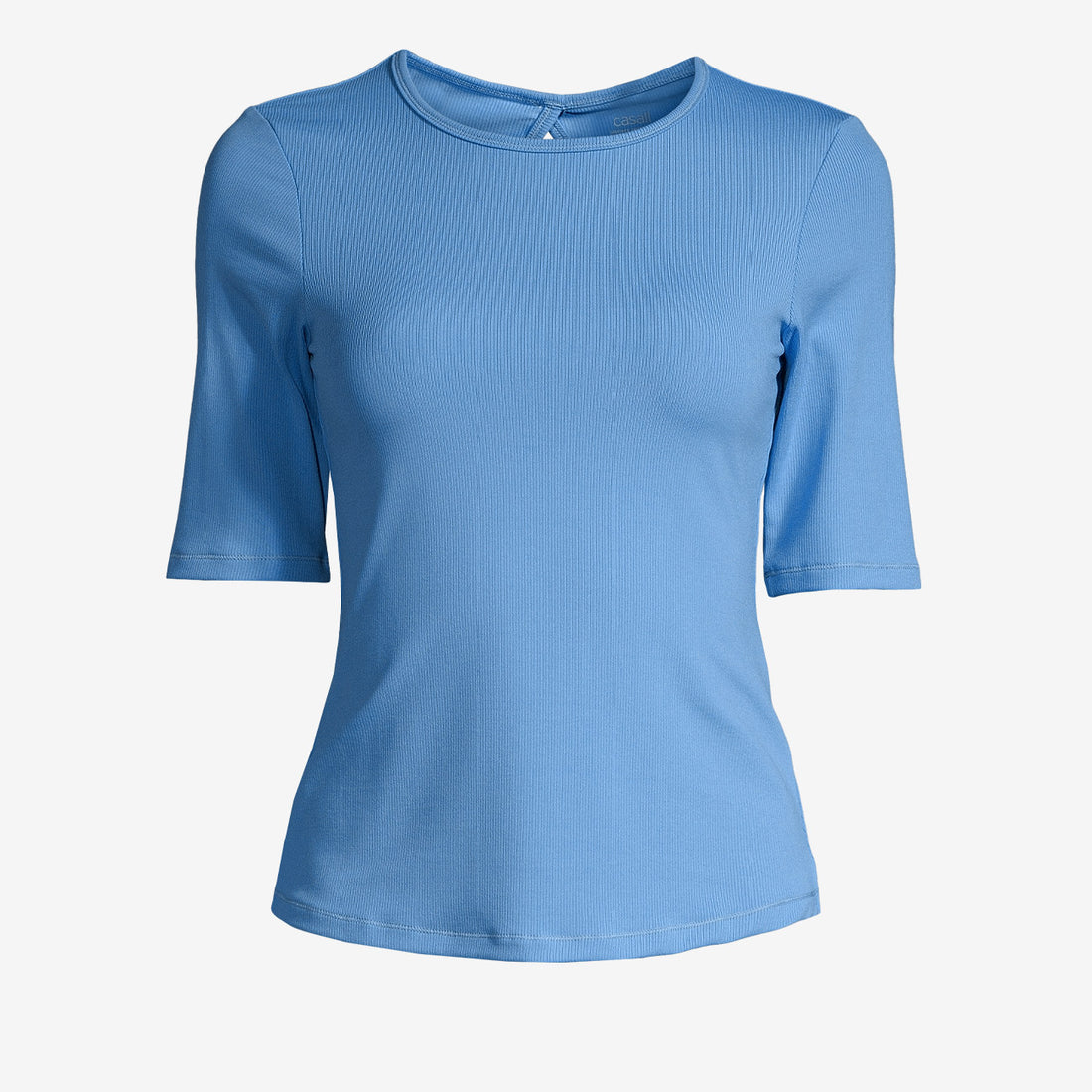 Rib Tee - Crete Blue T-Shirt Casall   