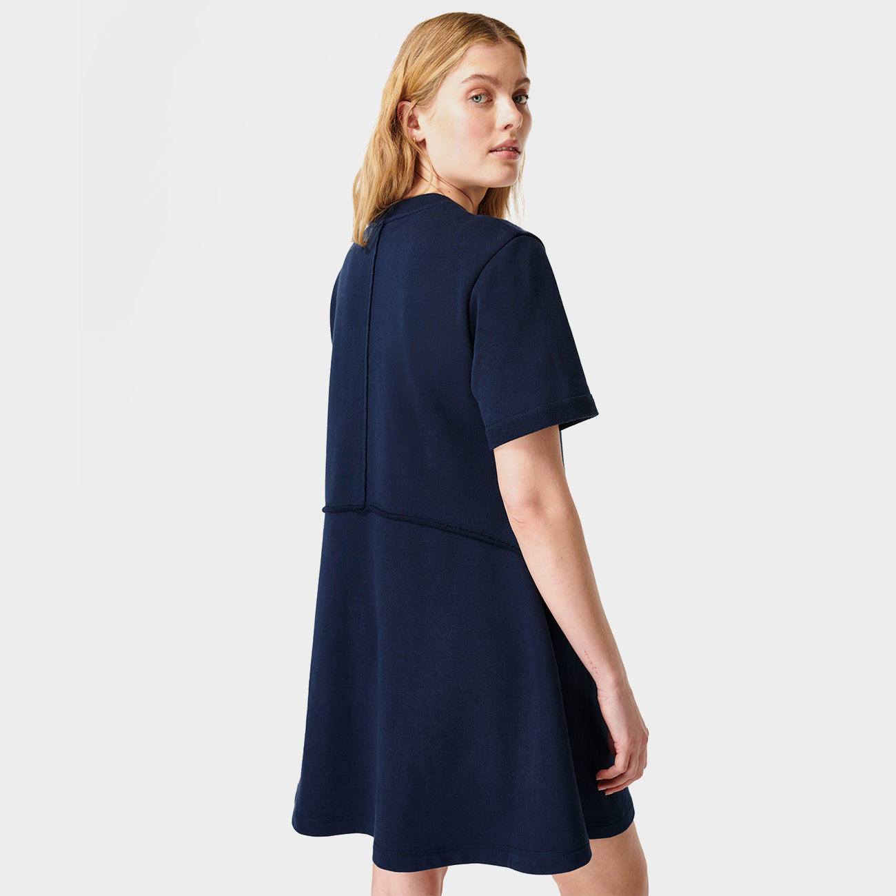 Sweaty Betty Revive T-Shirt Dress - Navy Blue   