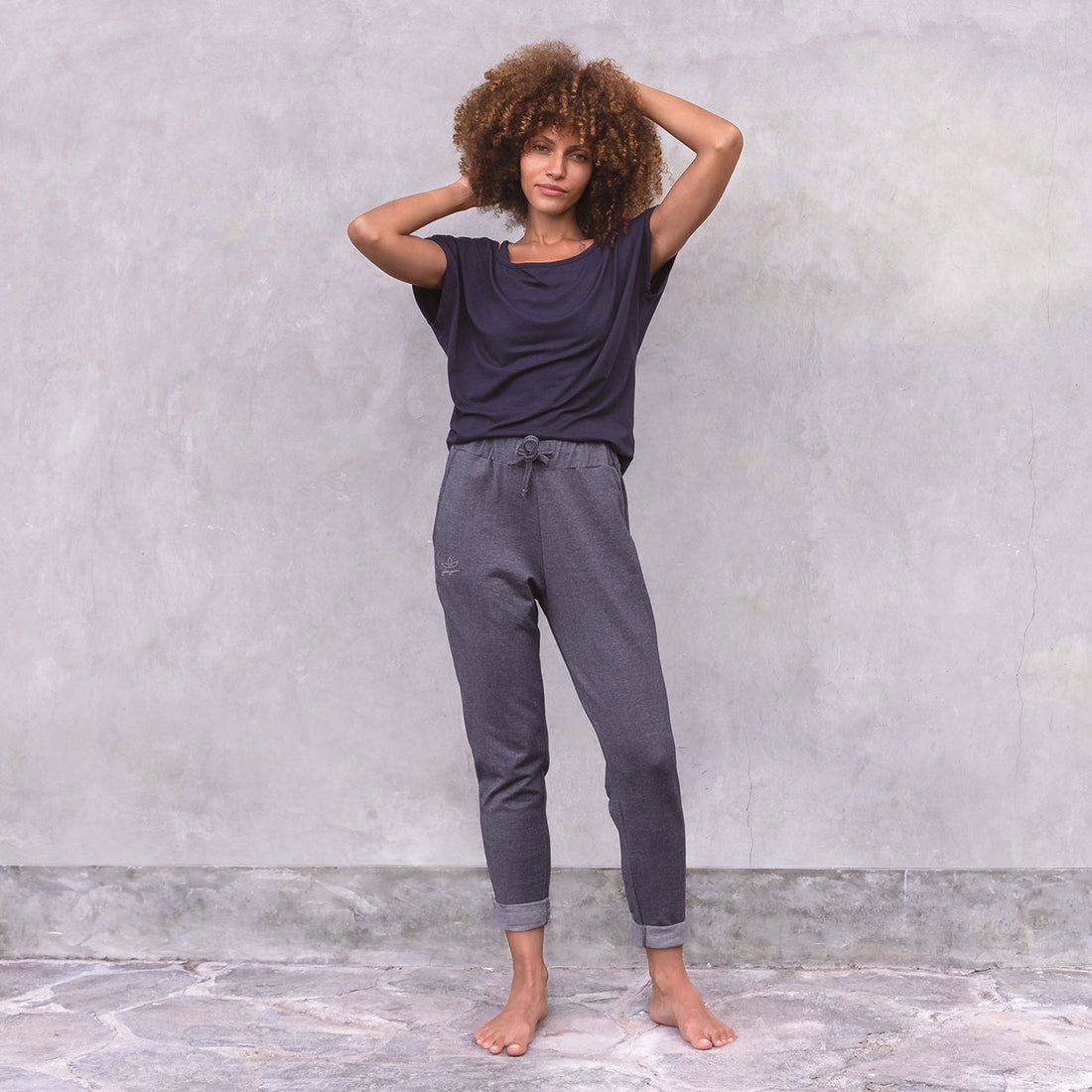 Yogahose Audrey - Denim Yogahose Jaya Organics   