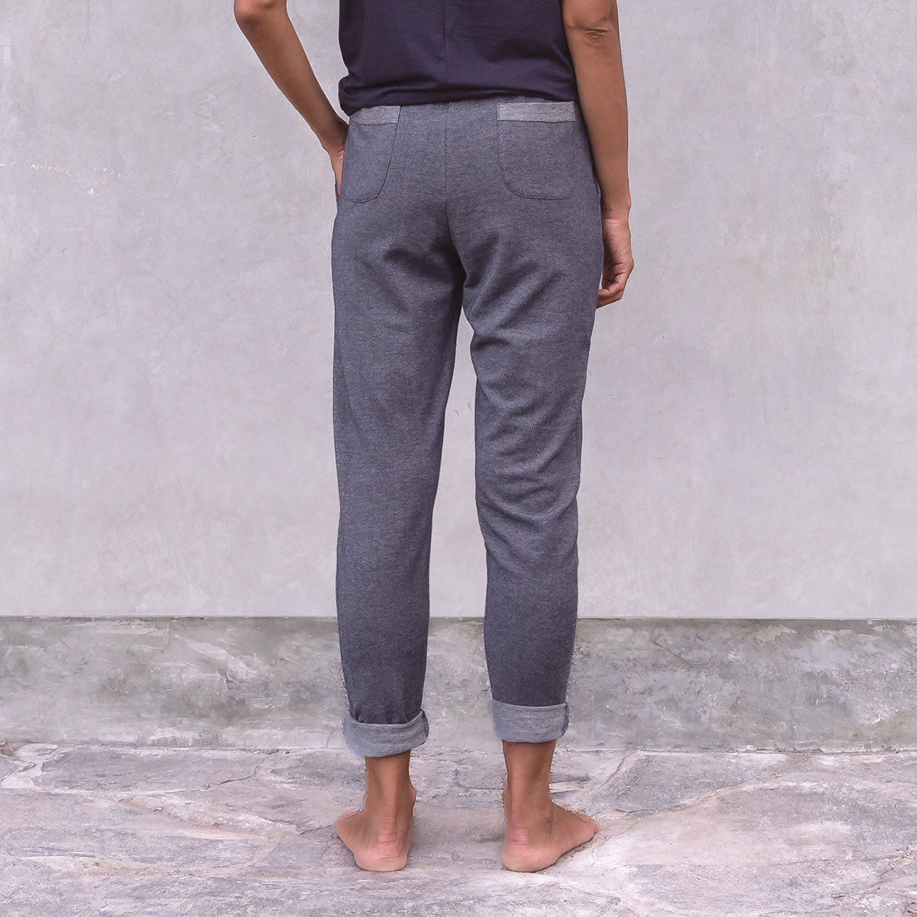 Yogahose Audrey - Denim Yogahose Jaya Organics   