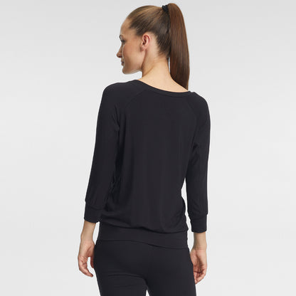 Midi Flow Shirt - Black