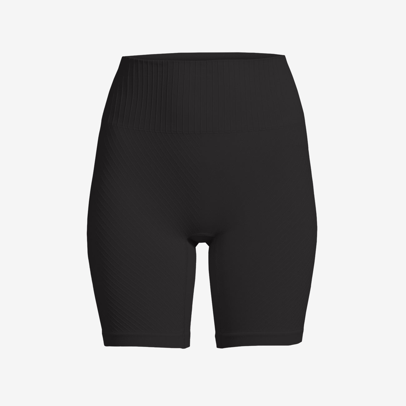 Bikerhose - Seamless Graphical Rib - Black Shorts Casall   