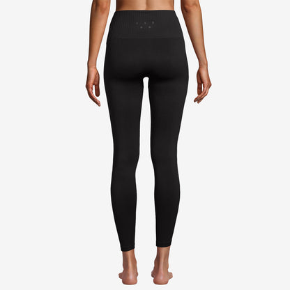 Leggings Seamless Graphical Rib HW - Black Leggings Casall   