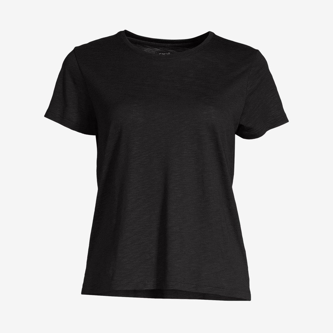 T-Shirt Soft Texture - Black T-Shirt Casall   