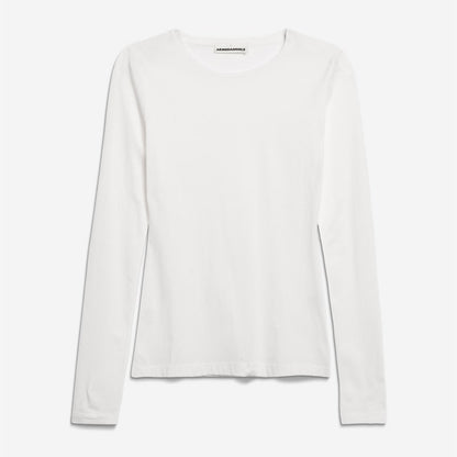 Langarmshirt Enriccaa Soft - Off White Langarmshirt Armedangels   