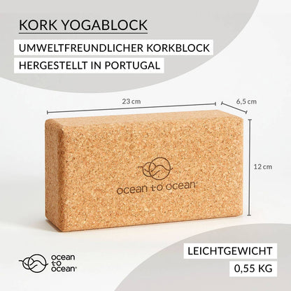 Ocean to Ocean Yogablock Set - Kork M   