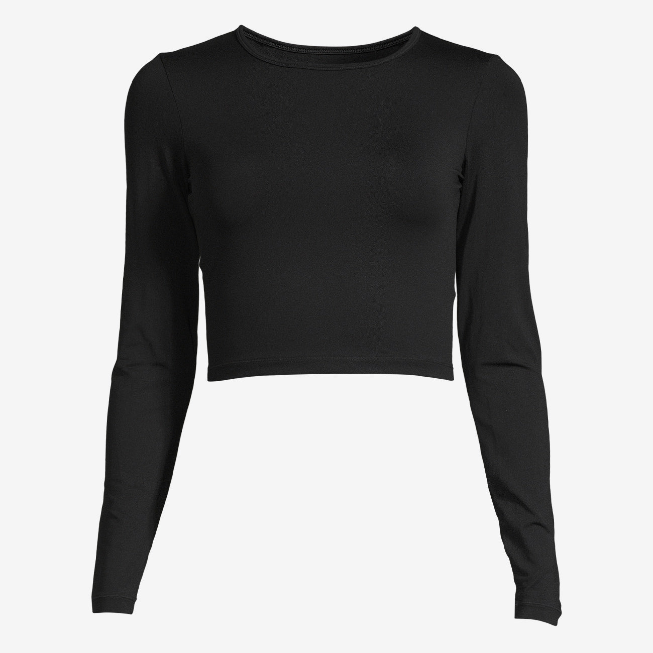 Crop Long Sleeve - Black