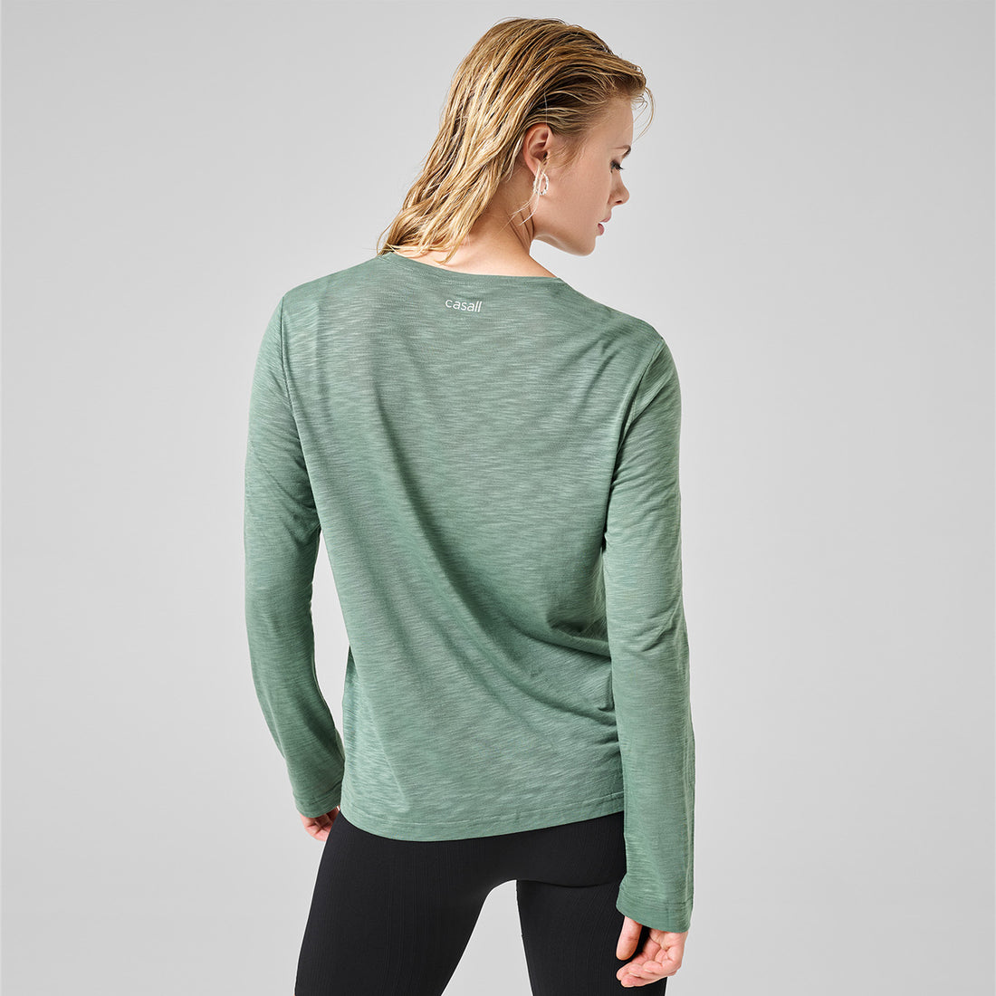 Langarmshirt Soft Texture - Dusty Green Langarmshirt Casall   