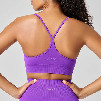 Rib Top Seamless - Lilac Bra Casall   