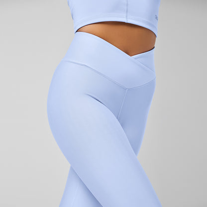 Casall Leggings Overlap HW - Breeze Blue   