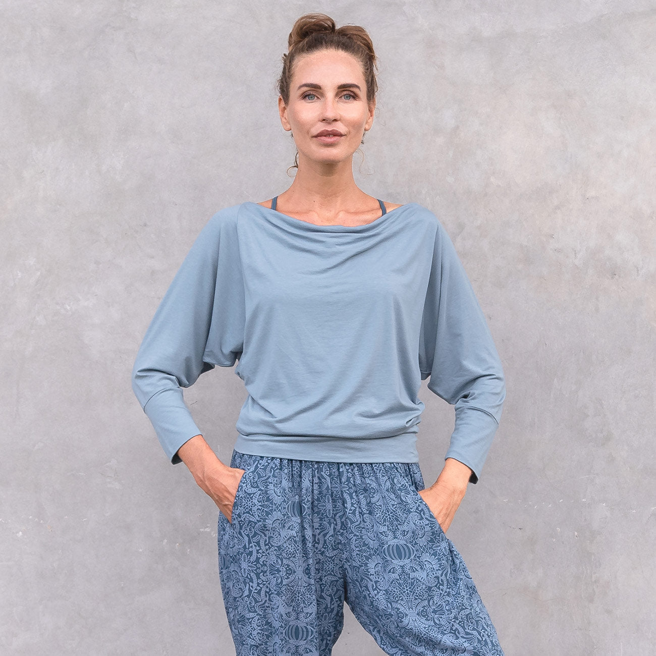 Sweater Angel Tencel - Washed Denim Sweater Jaya Organics   