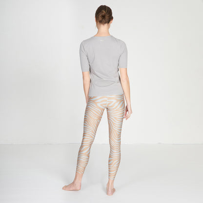 Leggings Lux light - Stone Sand Zebra Leggings Kismet   