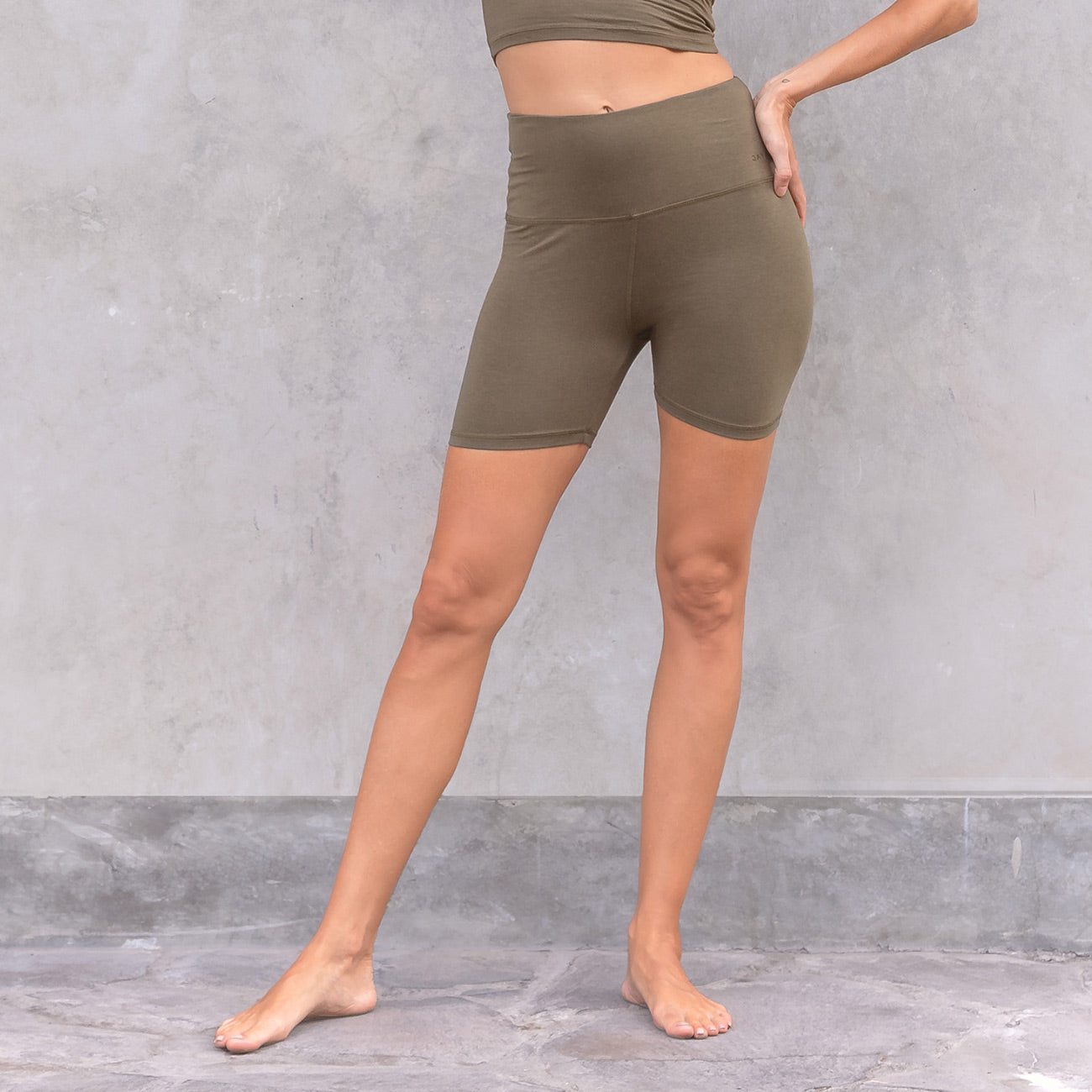 Biker Leggings - Olive