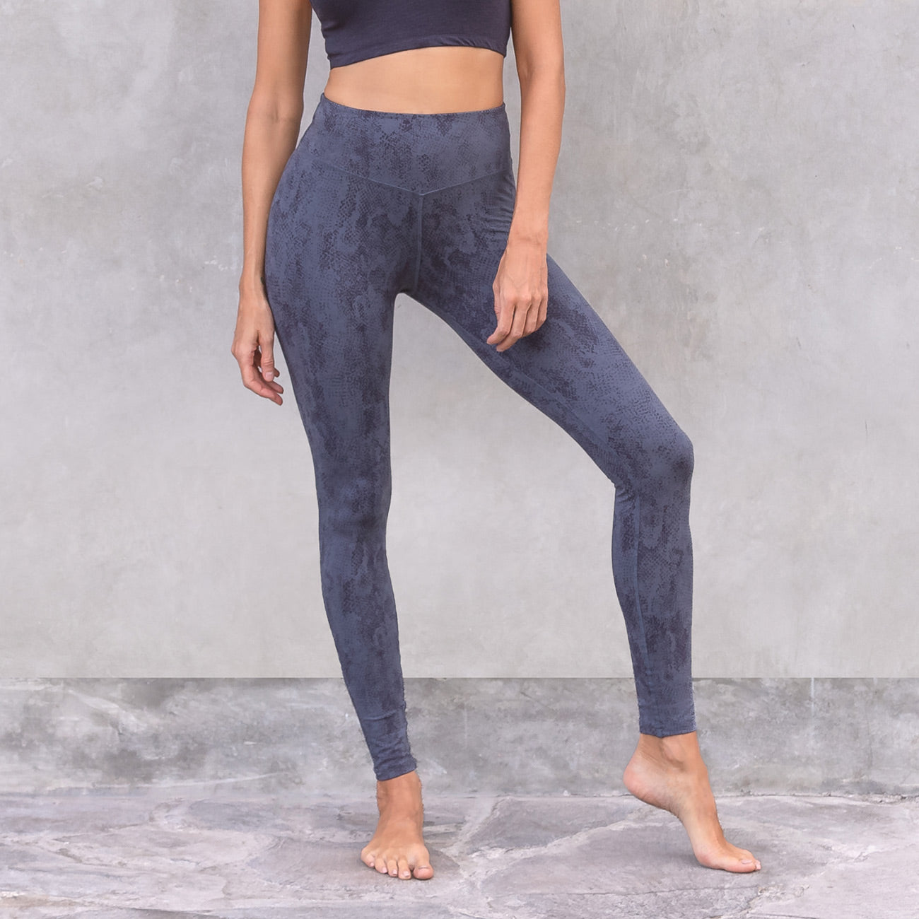 Leggings Sumatra - Snake Bluegrey