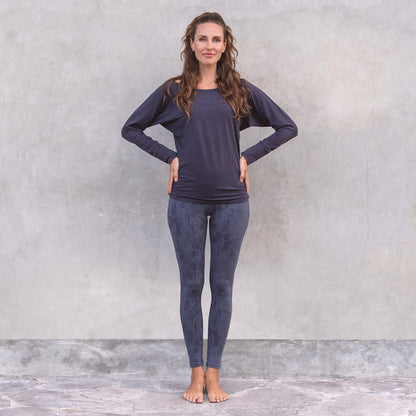 Leggings Sumatra - Snake Bluegrey