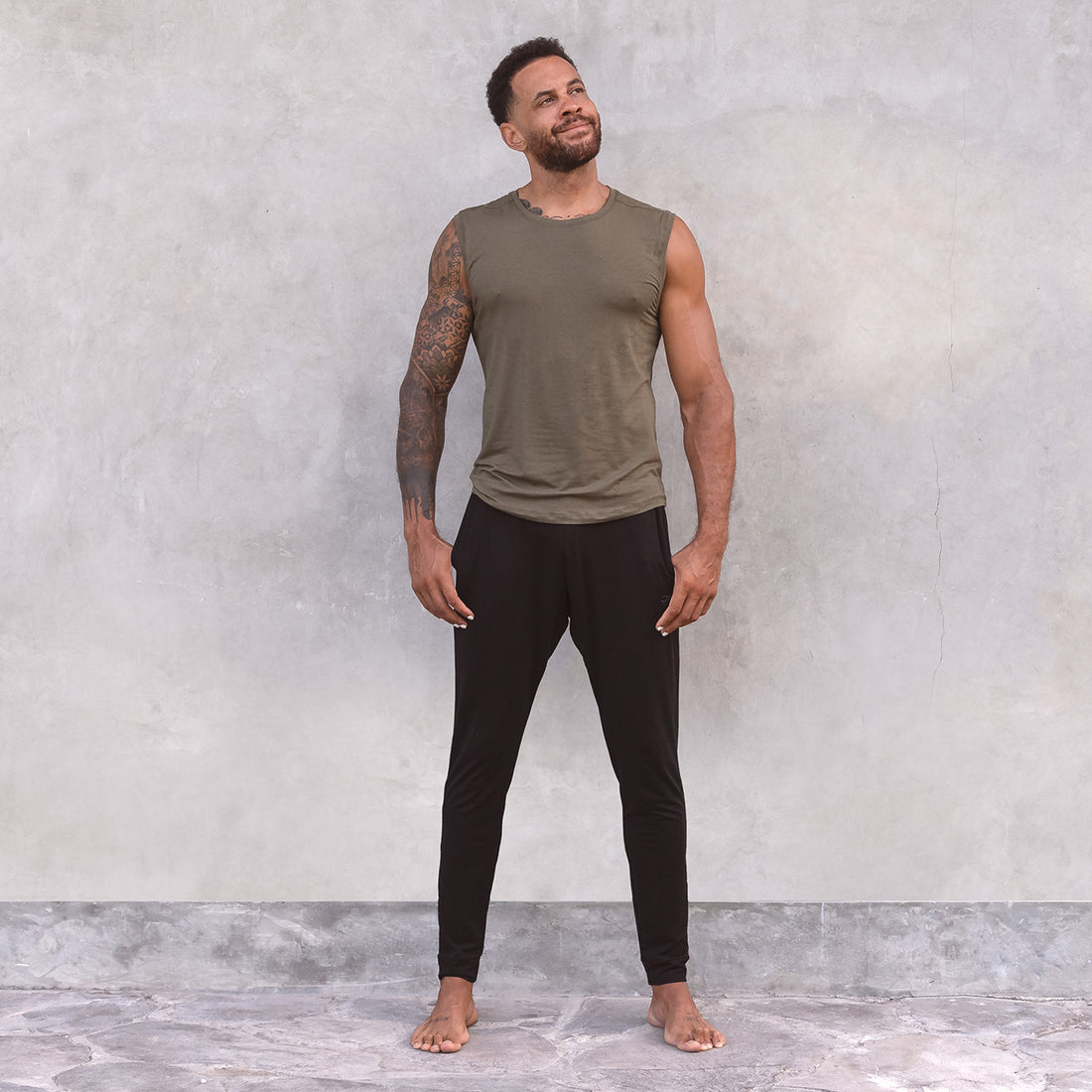 Yogahose Johnny Tencel - Black Yogahose Jaya Organics   