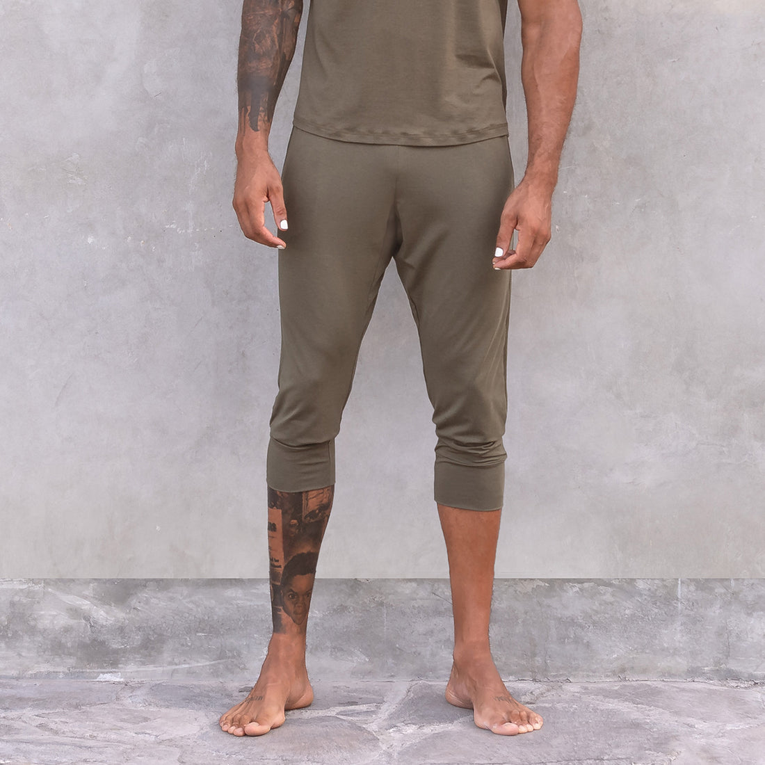 Yogahose Ali Tencel - Olive Yogahose Jaya Organics   