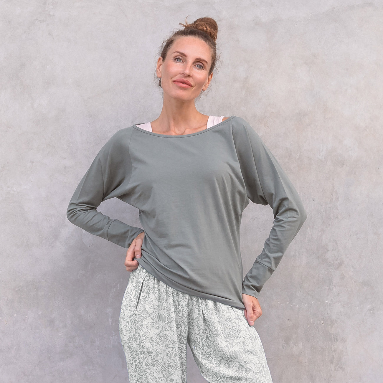 Longsleeve Yanti - Agave Langarmshirt Jaya Organics   