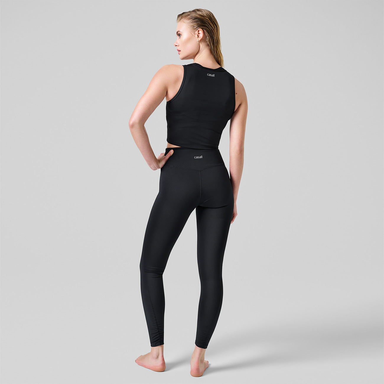 Leggings Crease HW - Black