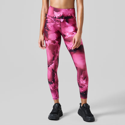 Ultra High Waist Printed Tights - Ice Pink