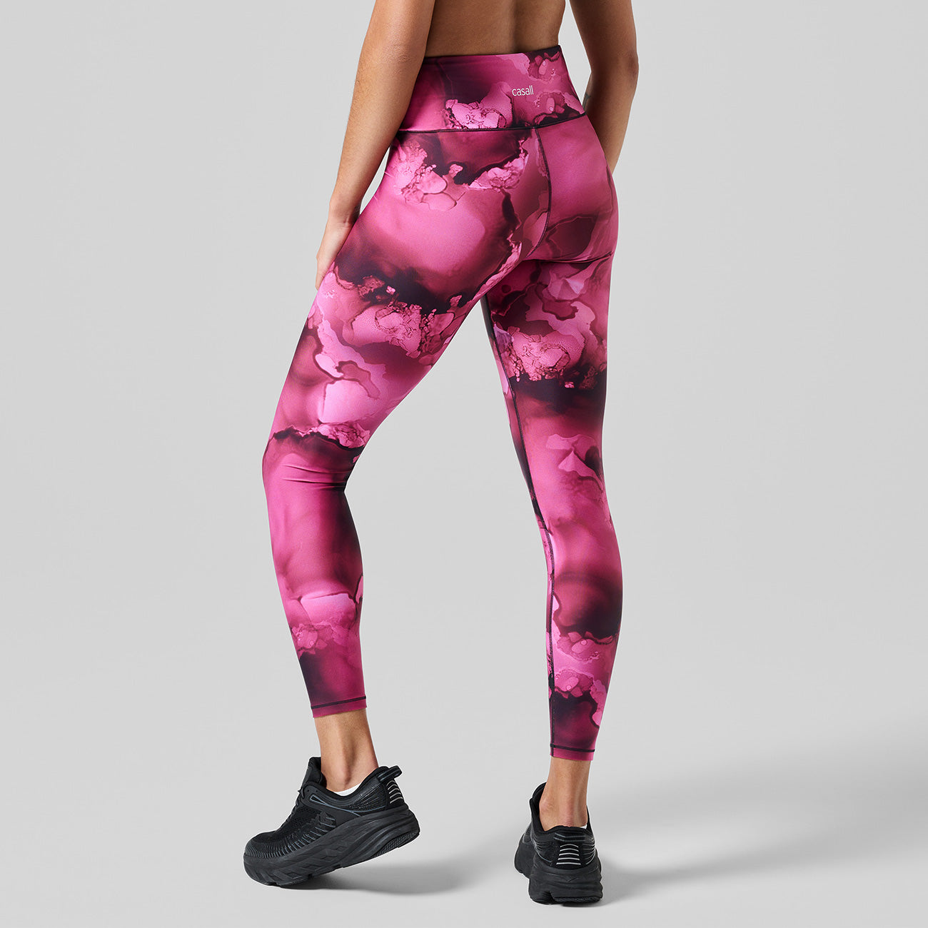 Ultra High Waist Printed Tights - Ice Pink