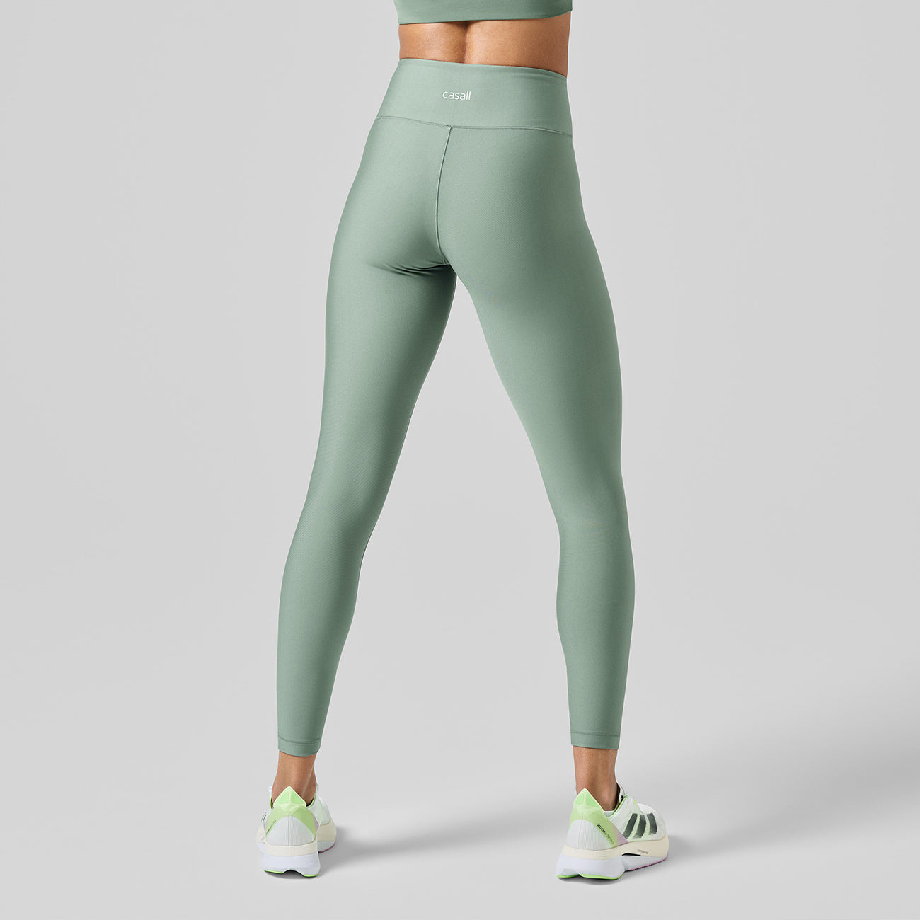 Leggings Overlap High Waist - Dusty Green