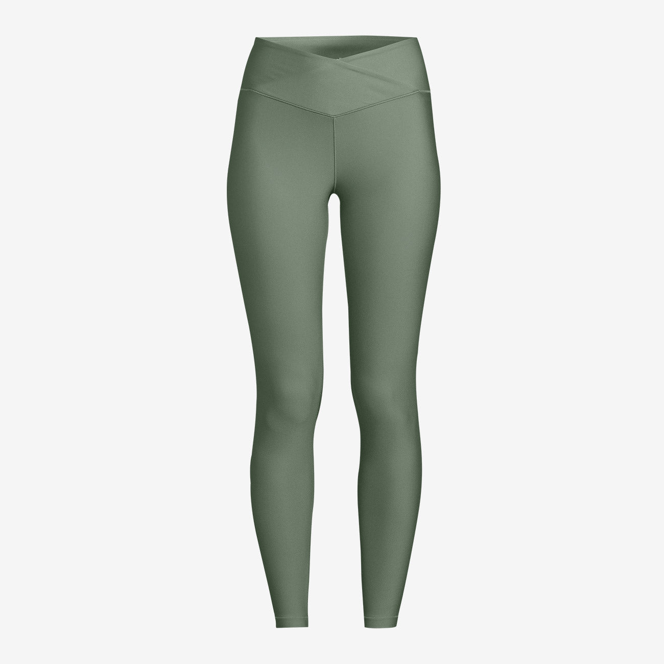 Leggings Overlap High Waist - Dusty Green