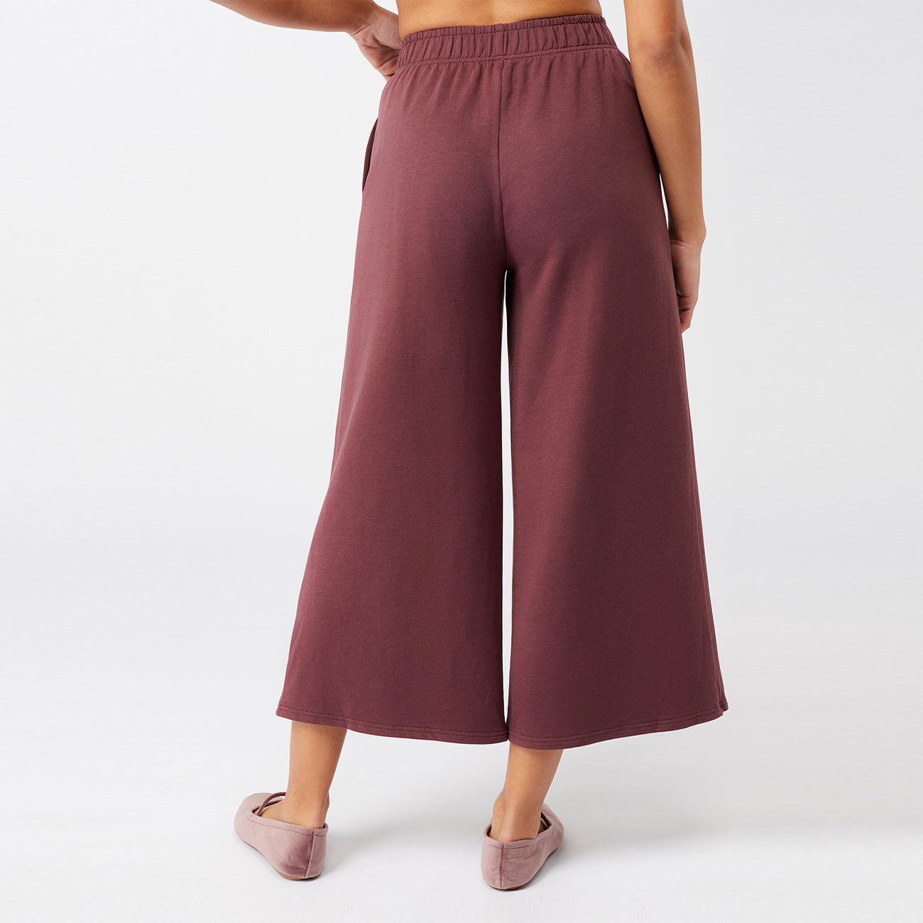 Wild Leg Pants Cropped - Ruby