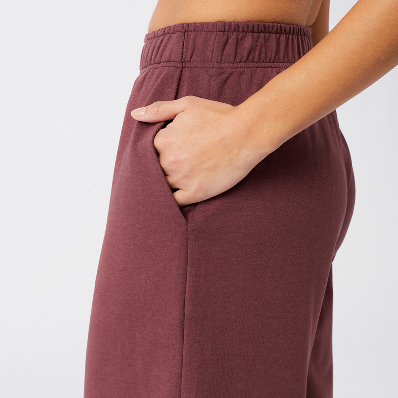 Wild Leg Pants Cropped - Ruby