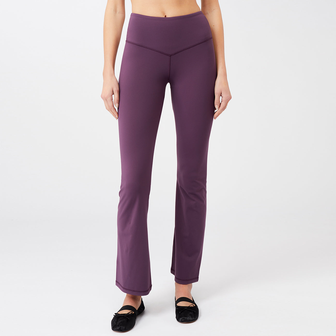 Flared Sport Pants - Purple Passion