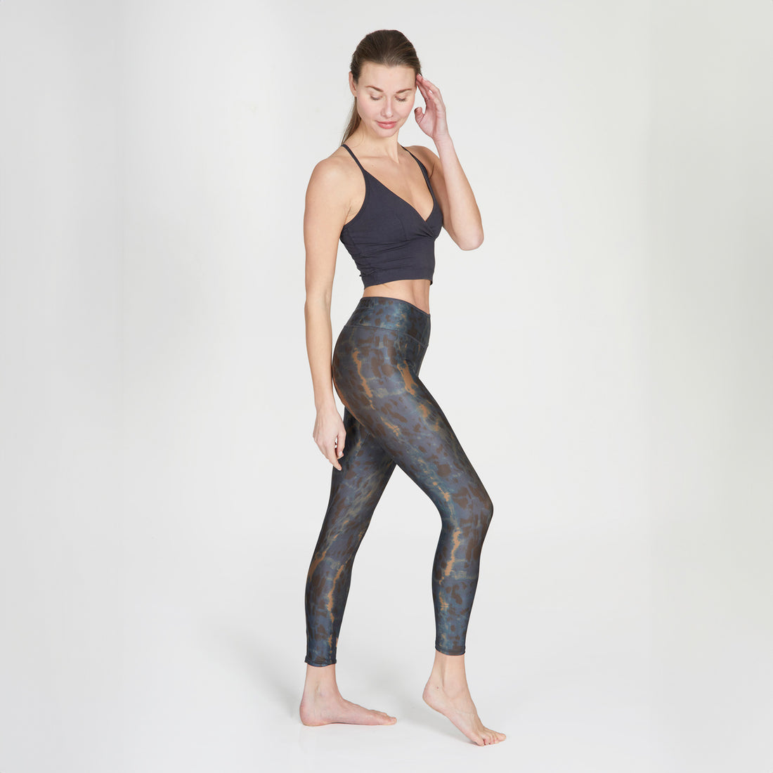 Leggings Lux - Deep Blue Wild