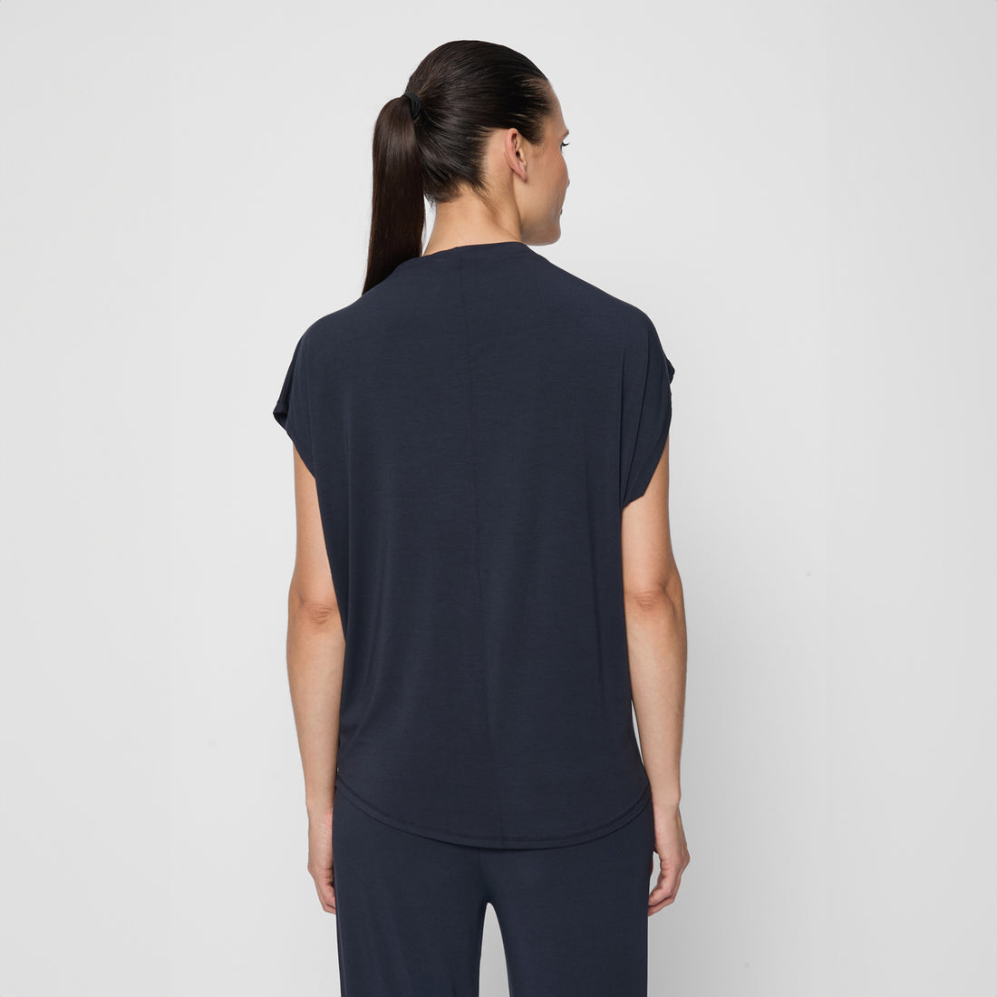 Curare Top Turtle Neck - Midnight Blue   