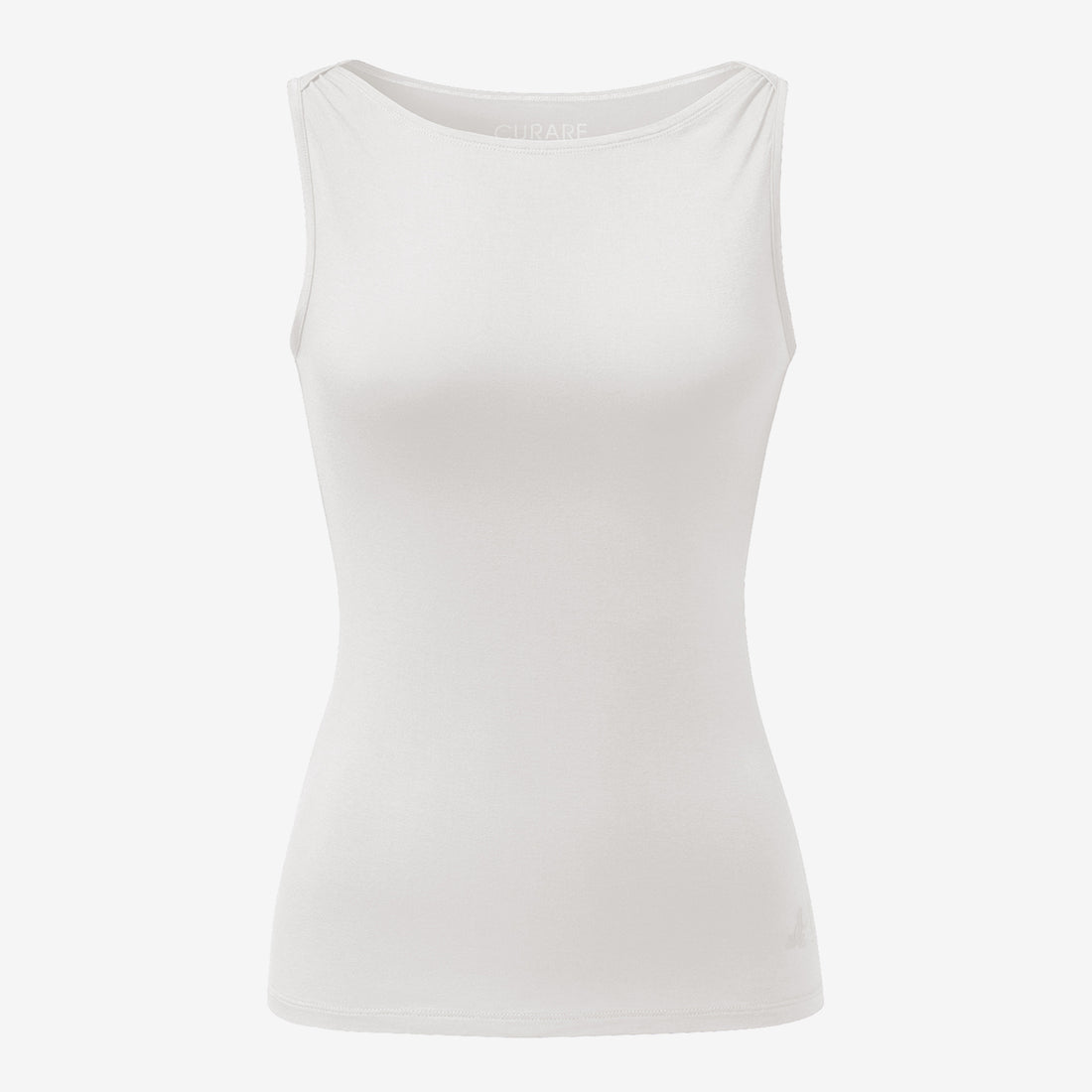 Curare Boat Neck Top - Soft White   