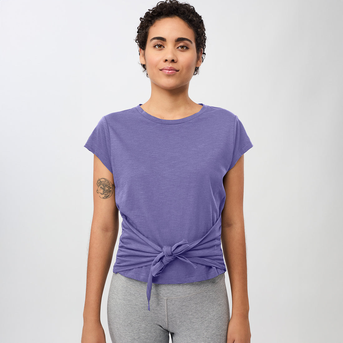 American Tee - Deep Violet T-Shirt Mandala   