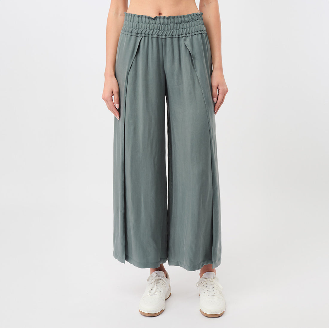 Bali Pants - Retro Green Yogahose Mandala   