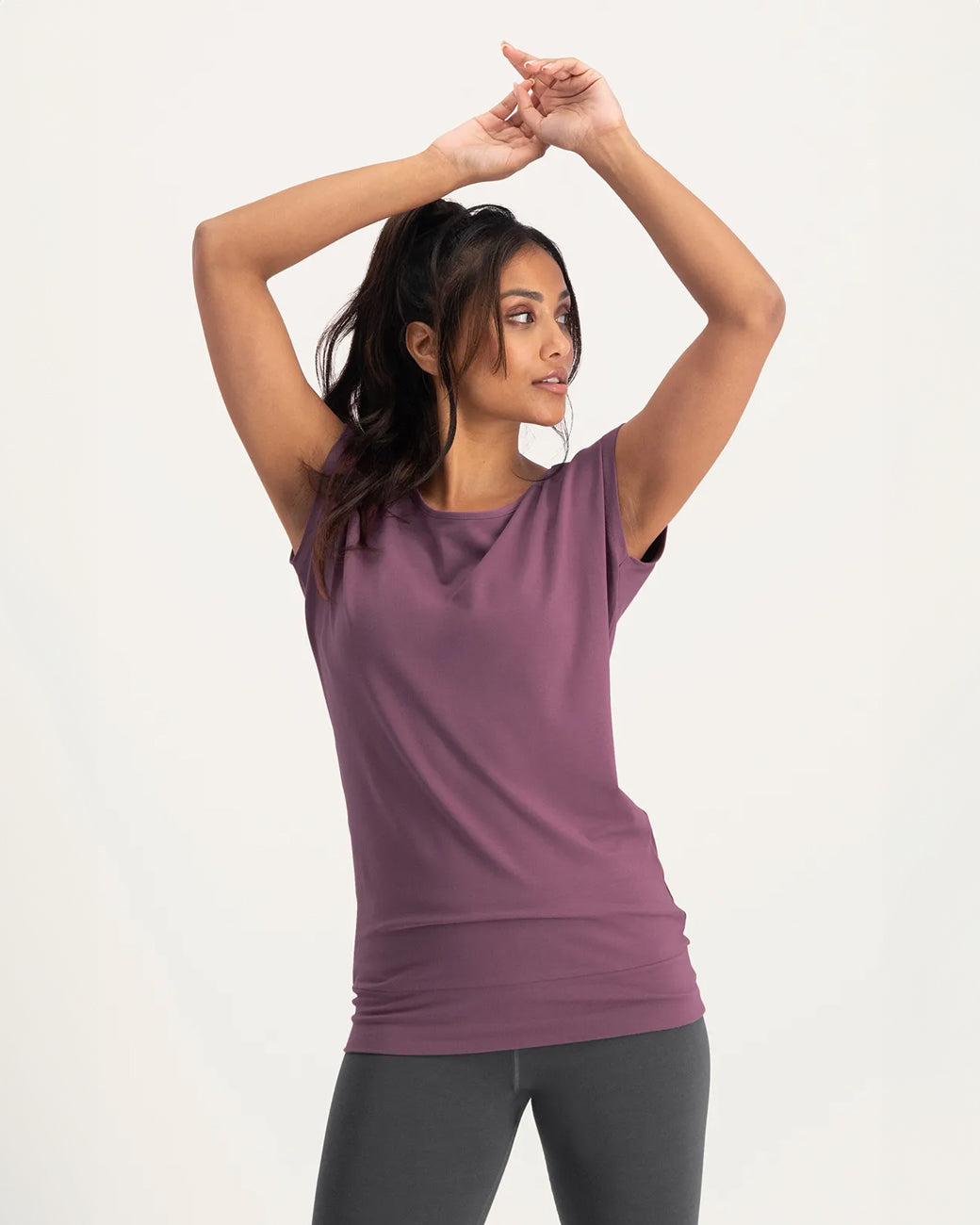 Shirt Asana - Mauve T-Shirt Urban Goddess   