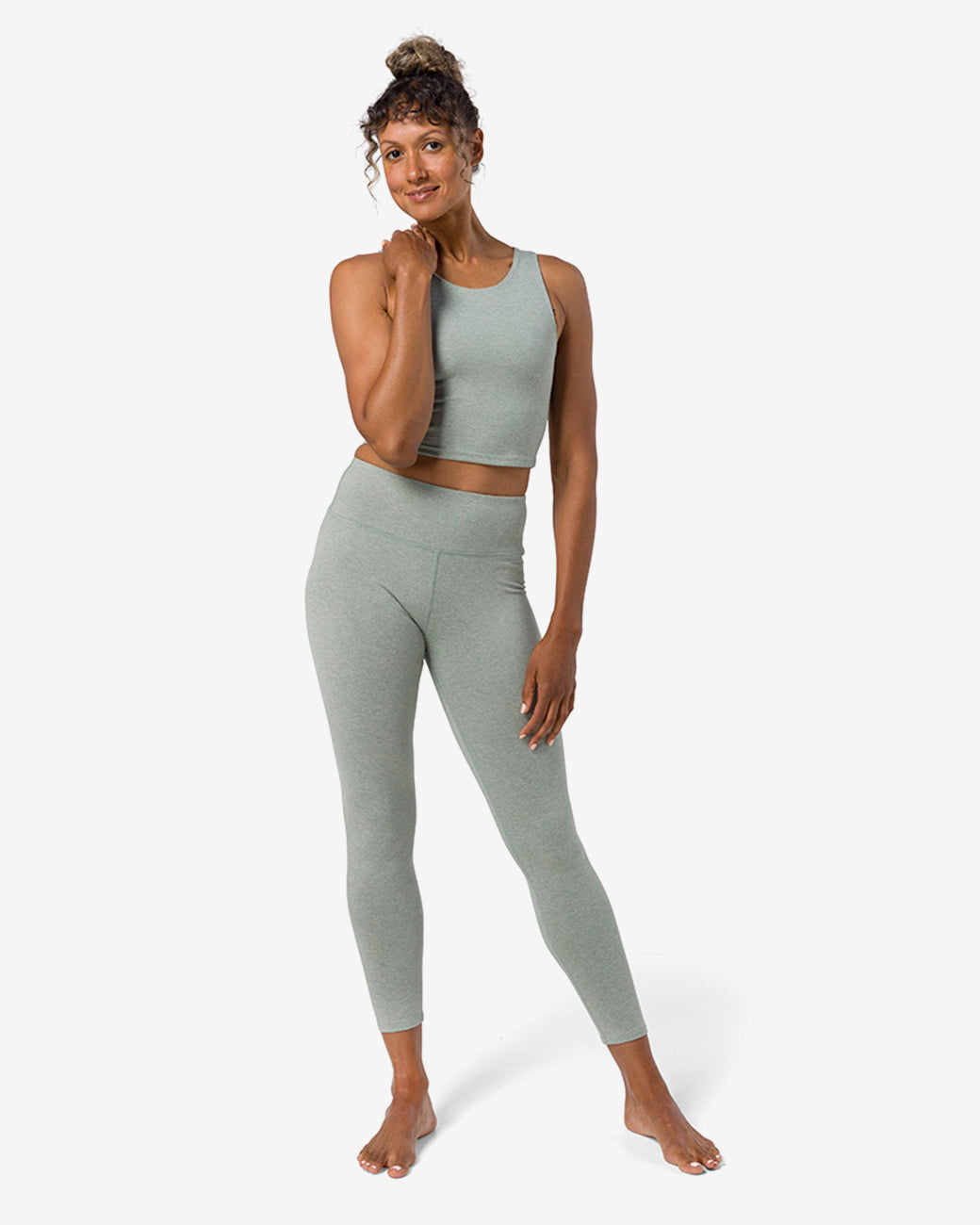 Manduka Dhara Leggings - Avian Heather   