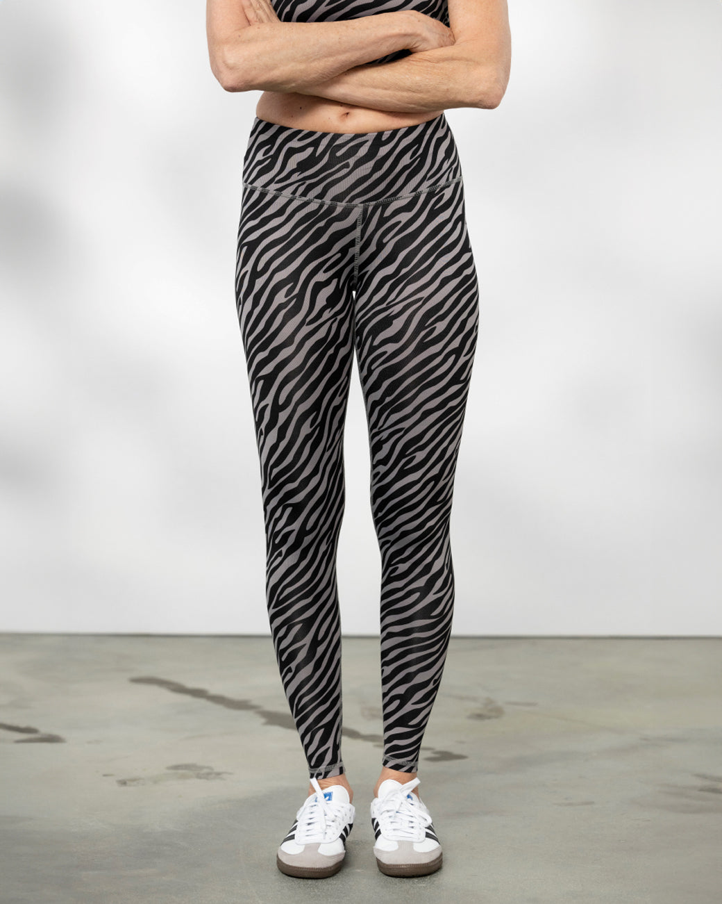 Hey Honey Leggings Zebra - Stone   