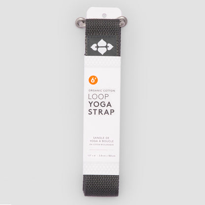 Yogagurt Loop (Bio-Baumwolle) 183 cm - Charcoal