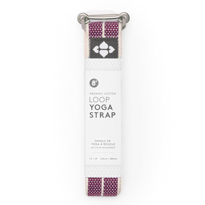 Yogagurt Loop (Bio-Baumwolle) 244 cm - Plum Weave